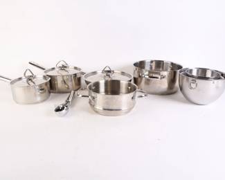 Lot 7370 Lot of Stainless Kitchen Items