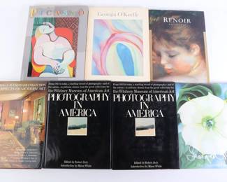 Lot 7020 Lot of Art History  Coffee Table Books  Picasso  OKeefe  Modern Art 