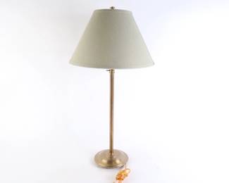 Lot 7002 Adjustable Height Table Lamp  Sage Green Shade