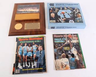 Lot 6971 UNC Tarheel Basketball Collectibles