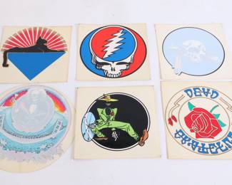 Lot 6969 Lot of Vintage Grateful Dead Decals Stickers