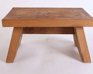 Lot 6955 Small Wooden Stool