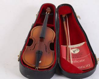 Lot 6946 Authentic Models Miniature Cello