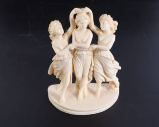 Lot 6945 A. Santini Italian Figurine Sculpture