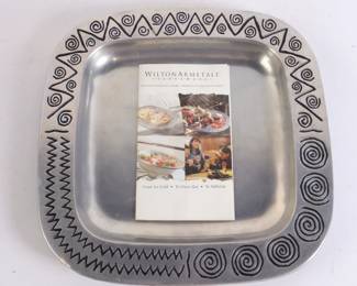 Lot 6933 Wilton Armetale Serveware Tray