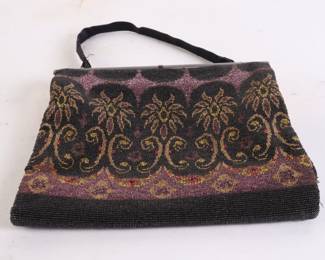 Lot 6929 Vintage Walborg Beaded Handbag Purse