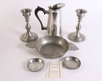 Lot 6922 Set of 6 Pewter Collection