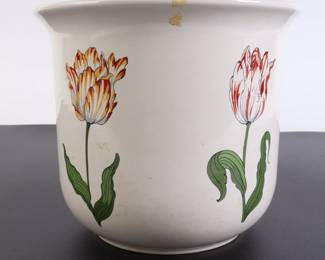 Lot 6912 Tiffany Tulips Ceramic Planter by Tiffany  Co.