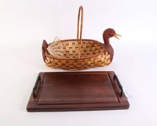 Lot 6902 Duck Basket  Harry  David Charcuterie Serving Board