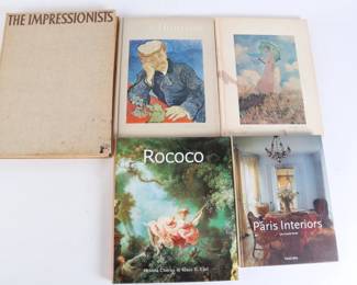 Lot 6569 Lot of 5 Misc Art Home Decor Books