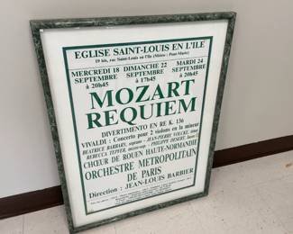 Lot 6544 Mozart  Eglise SaintLouis En Lile Poster
