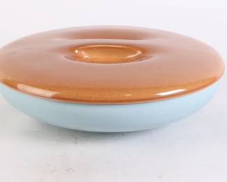 Lot 5064 MCM Iriquois Casual China Casserole Serving Dish  Russel Wright  Divided Serving Bowl