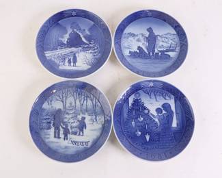 Lot 5058 Lot of 4 Royal Copenhagen Plates