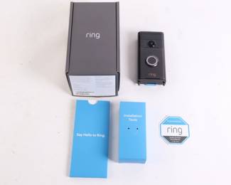 Lot 5046 Ring Video Doorbell  Unused in Original Opened Box