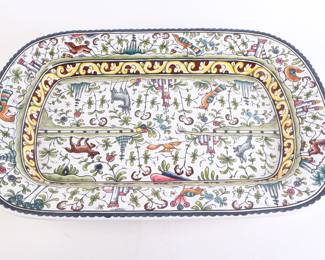Lot 5031 Williams Sonoma Folkloric Earthenware Portuguese Serving Platter