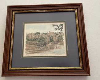 Lot 4467 Signed and Numbered Art Print Chepstow Castle