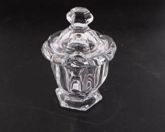 Lot 4338 Baccarat France Crystal Jam Sugar Lidded Jar