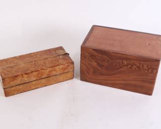 Lot 4332 Lot 2 Wooden Decorative Boxes