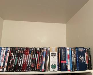 Assortment Of Sports DVDs