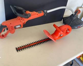 Black And Decker Trimmer And Wacker