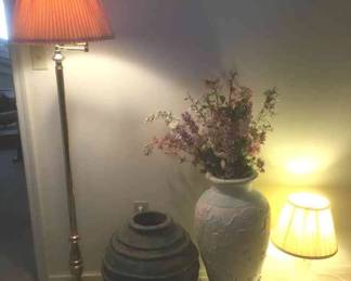 Brass Lighting And Decorative Pots