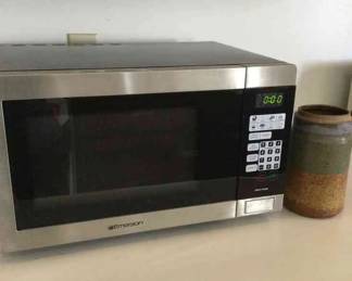 Emerson Microwave And Tupperware Storage