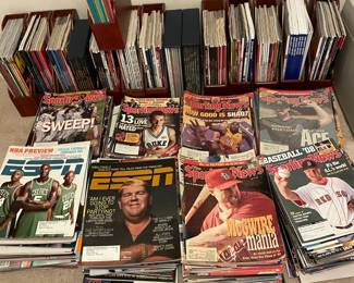 Large Collection Of Sports Magazines
