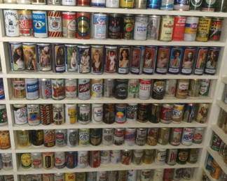 Lot 4 Collectors Beer Cans