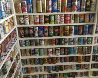 Lot 6 Collectors Beer Cans 
