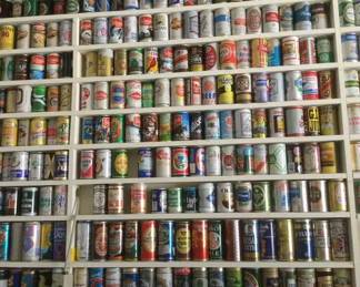 Lot 7 Collectors Beer Cans 