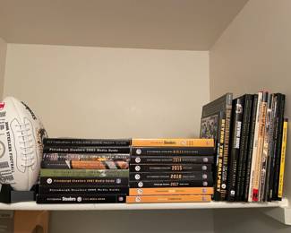 Pittsburgh Steelers Media Guides, Books, And Collectible Football