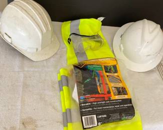 Safety First Fall Protection Lanyard, Neon Work Vest, And More