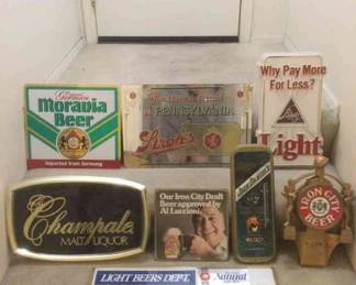 Unique Vintage Beer Signs