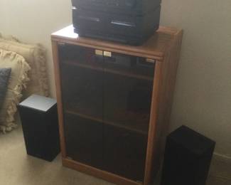 Vintage Magnavox Stereo System, Speakers Cabinet