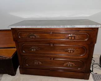 Marble top dresser 