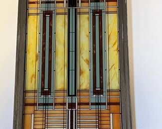 Frank Lloyd Wright Stained Glass Oak Park Skylight 