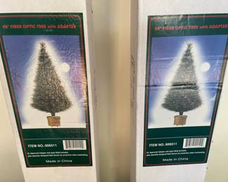 2 Fiber Optic Trees With Adapter
