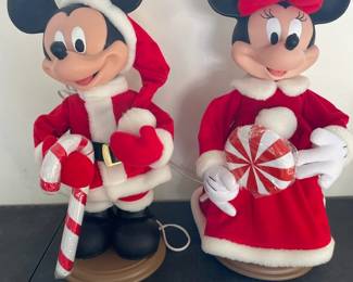 Animated Christmas Mickey And Minnie