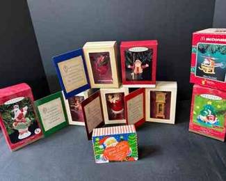 Christmas Ornaments Santas And Other