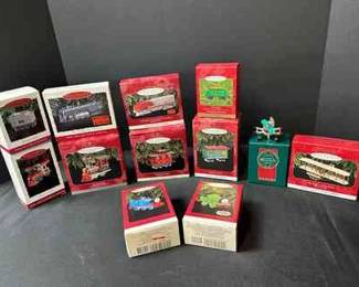 Christmas Ornaments, Trains And Planes