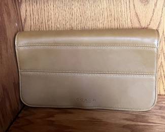 Coach Tan Clutch