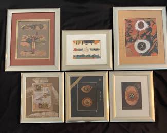 Collection of Art Clay Collages by Benny Leivas  Stacey Shawntee