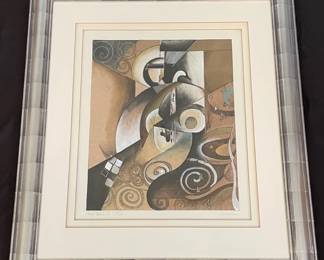 DeGrassia Signed Numbered Print Jazz Blues I