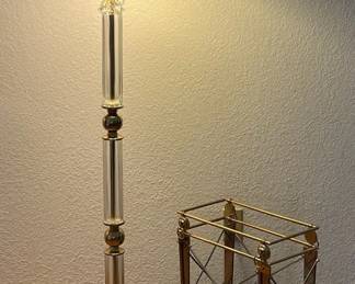 Floor Lamp And Magazine Rack