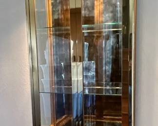 Gold Colored Display Case