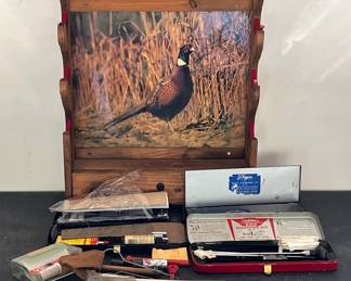 Gun Rack Cleaning Supplies 