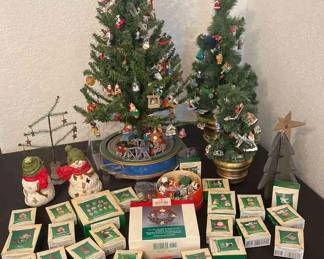 Hallmark Christmas Miniature Ornaments and Trees