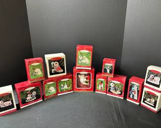 Hallmark Eskimo Christmas Ornaments, Penguins, And A Bonus Bear