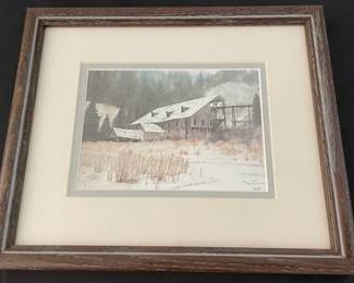 Jon Crane Falling Giant Signed Print