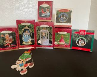 Keepsake Ornaments Cindarella  Pinnichio 